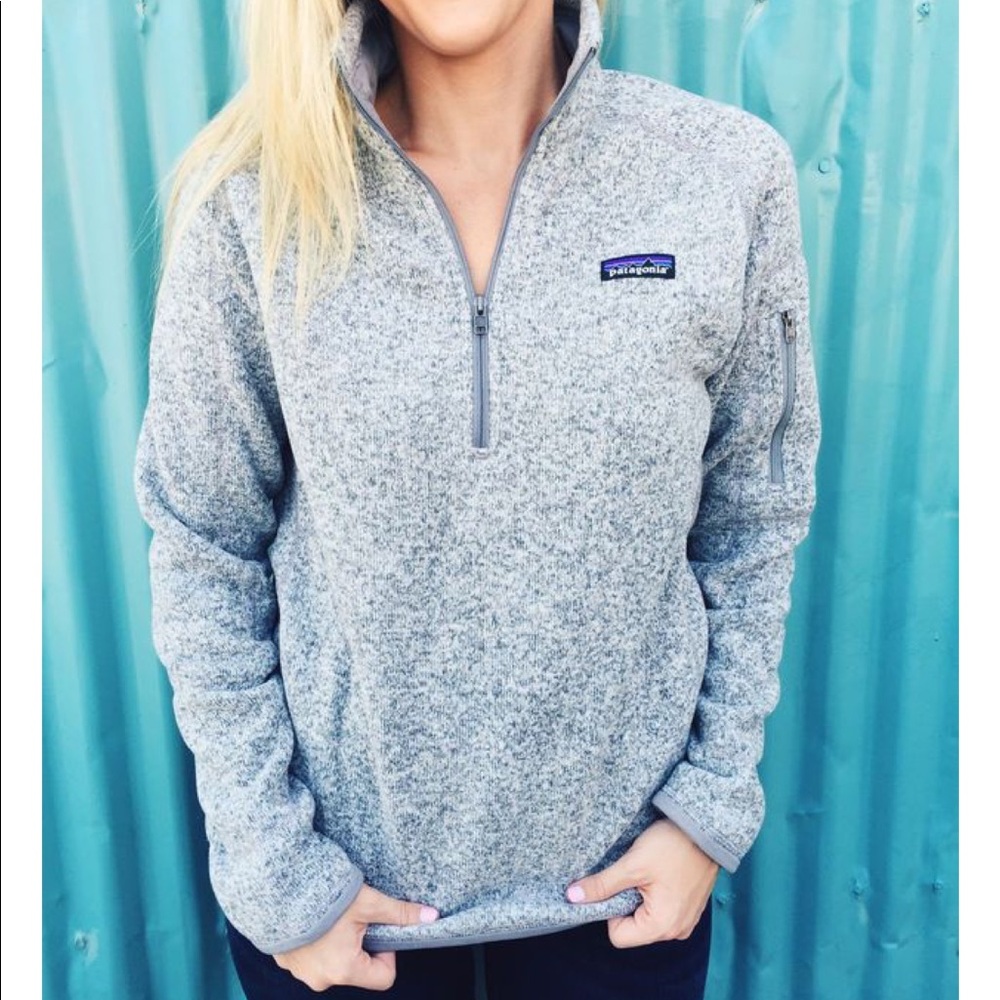 Patagonia Heather Gray Women's Half-Zip Fleece Pullover